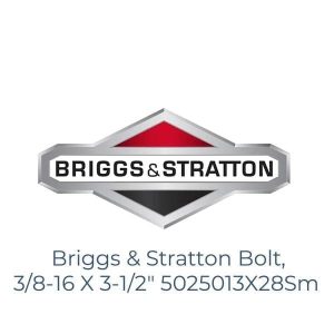 Briggs & Stratton Bolt, 3/8-16 X 3-1/2" 5025013X28Sm