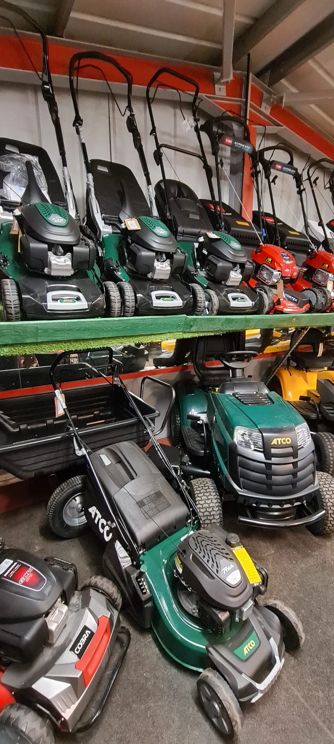 Revill Mowers Show Room & Workshop