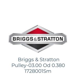 Briggs & Stratton Pulley-03.00 Od 0.380 1728001Sm