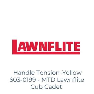 Handle Tension-Yellow 603-0199 - MTD Lawnflite Cub Cadet