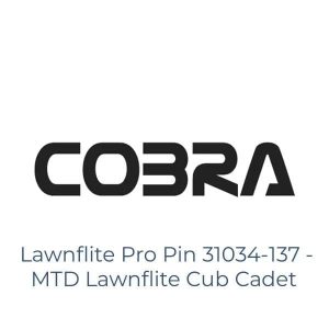 Lawnflite Pro Pin 31034-137 - MTD Lawnflite Cub Cadet