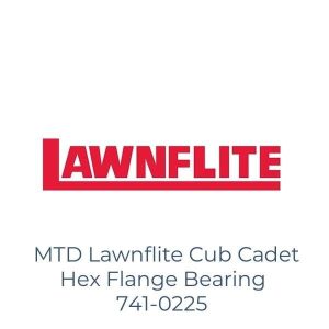 MTD Lawnflite Cub Cadet Hex Flange Bearing 741-0225