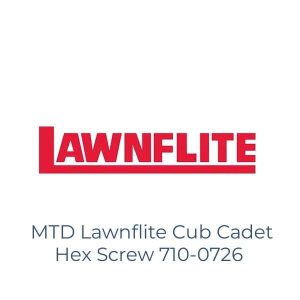 MTD Lawnflite Cub Cadet Hex Screw 710-0726