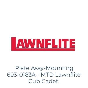 Plate Assy-Mounting 603-0183A - MTD Lawnflite Cub Cadet