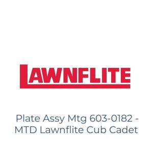 Plate Assy Mtg 603-0182 - MTD Lawnflite Cub Cadet