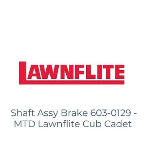 Shaft Assy Brake 603-0129 - MTD Lawnflite Cub Cadet