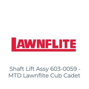 Shaft Lift Assy 603-0059 - MTD Lawnflite Cub Cadet