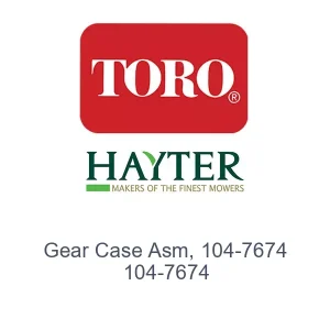 Gear Case Asm, 104-7674