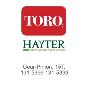 Gear-Pinion, 15T, 131-5399