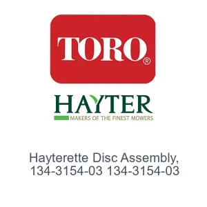 Hayterette Disc Assembly, 134-3154-03