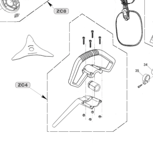 Cobra G-Handle Assy (Loop Handle) GC260-46090