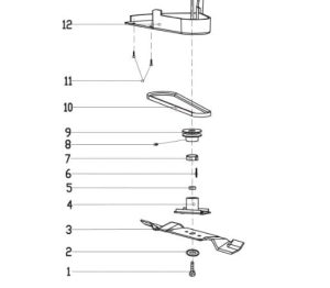 Cobra M51SPB Triangle (Drive) Belt (Z813Li) 25100126902